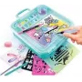 Conjunto de aguarelas portátil com acessórios – Canal Toys ART012, estojo de arte de viagem compacto com tintas e ferramentas