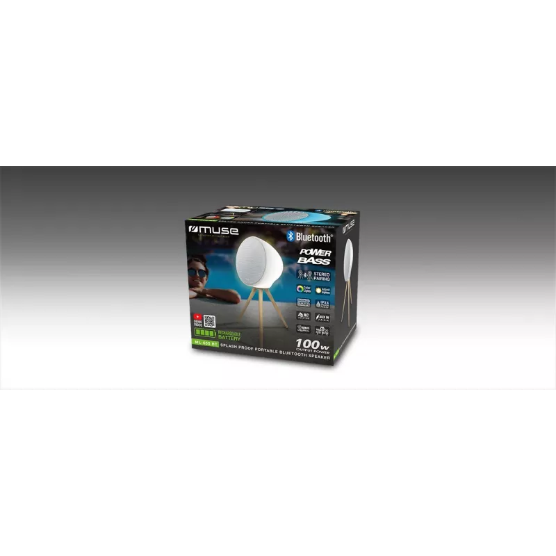 Coluna Bluetooth portátil Muse ML-655 BT | Muse | Coluna Bluetooth portátil | ML-655 BT | Bluetooth | Portátil | Ligação sem fios