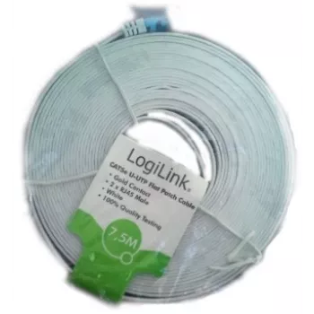 Cabo de rede LogiLink CAT5e UTP RJ-45 15m branco