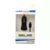 Carregador de automóvel 2xUSB + USB-C 2,1A preto