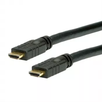 VALUE - Cabo HDMI com Ethernet - HDMI (macho) para HDMI (macho) - 20 m - blindado - preto - suporte 4K