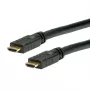 VALUE - Cabo HDMI com Ethernet - HDMI (macho) para HDMI (macho) - 20 m - blindado - preto - suporte 4K
