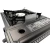 Fogão de campismo portátil a gás ELICO BDZ-155B para cartuchos de 2,2 kW, acendimento piezoelétrico.