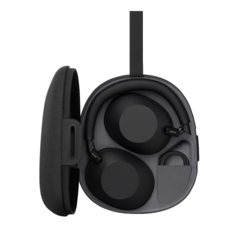 Auscultadores sem fios com cancelamento de ruído Sony WH-1000XM6, Bluetooth, preto, 12 meses de garantia