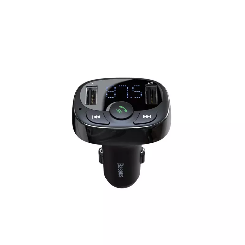 Transmissor FM Baseus SUP0004410 87,5–108 MHz Bluetooth USB preto