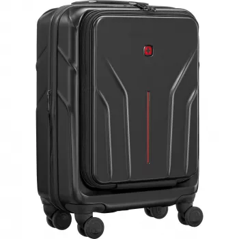 Trolley de cabine compacto de concha rígida Wenger Amplix 653323 — preto, compacto