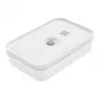 Recipiente para almoço ZWILLING FRESH & SAVE 1 l, plástico com vedação de silicone, cinzento/branco