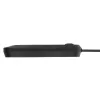 Régua de tomadas MACLEAN MCE394 B — 3 tomadas + 3×USB A, 110–240V, 2,1A USB, 2500W, cabo 1,5 m, preto