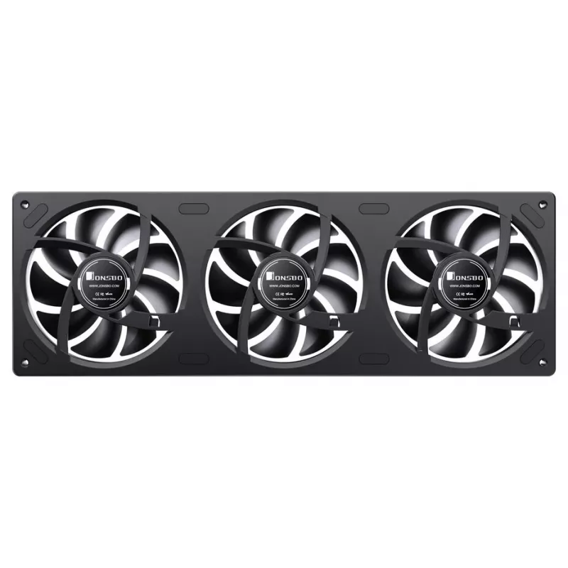 Ventoinha de caixa Jonsbo ZA-360 Reverse Blade preto, design Reverse-Blade de 120 mm, modelo ZA-360BR