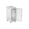 Armário rack Lanberg FF01-6827-23SL 27U rack de chão cinzento