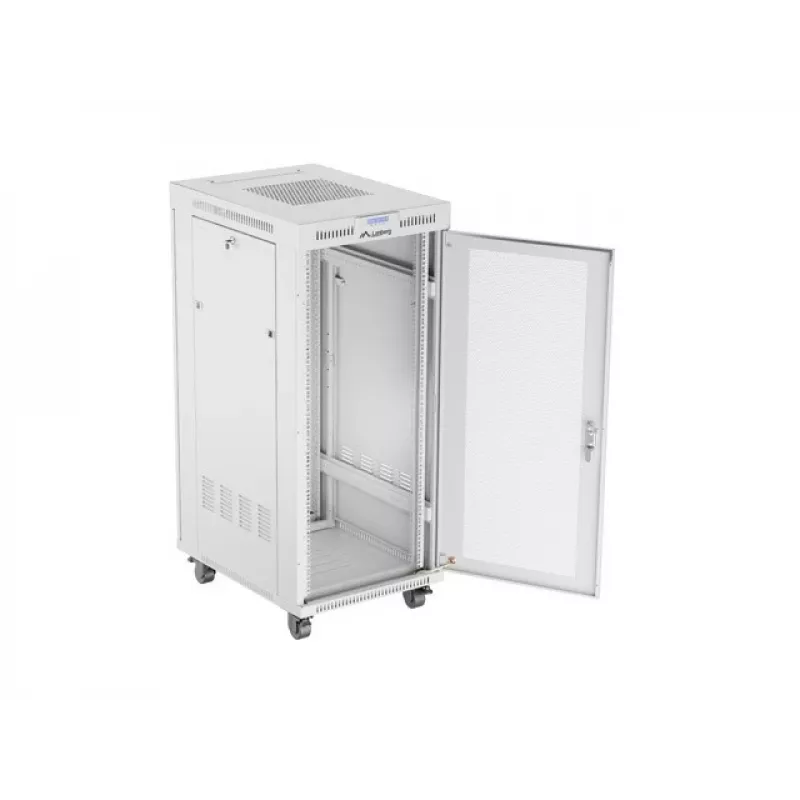 Armário rack Lanberg FF01-6827-23SL 27U rack de chão cinzento