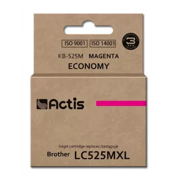 Tinta Actis KB-525M (substituto do Brother LC525M; Standard; 15 ml; magenta)