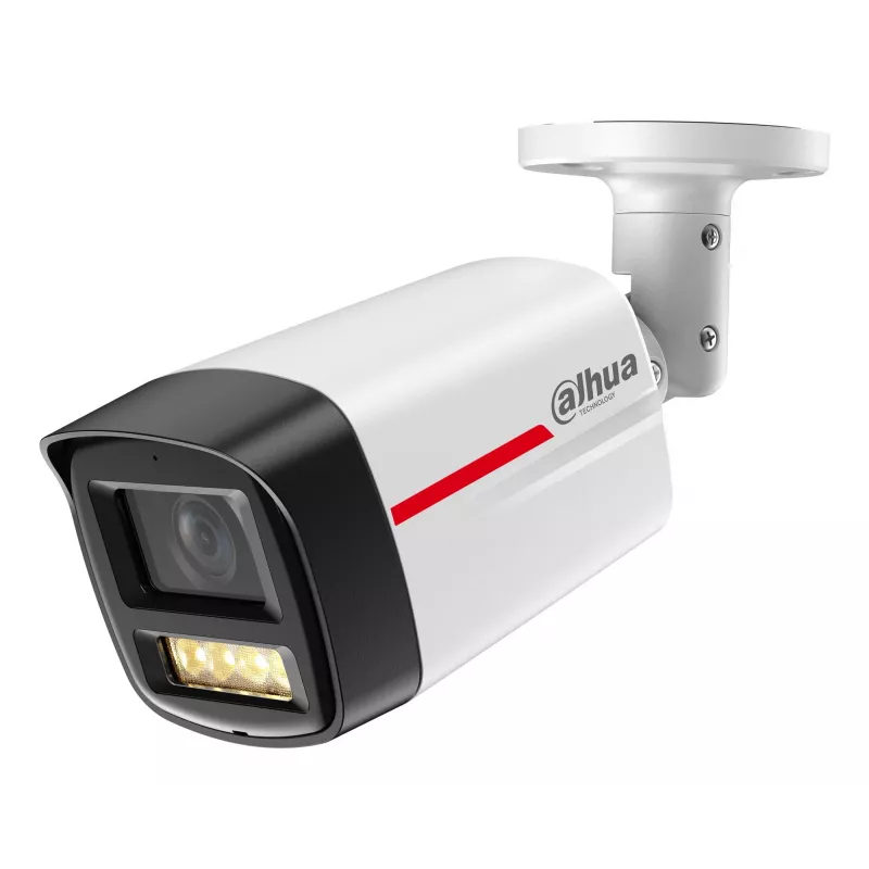 Câmara de rede Dahua 4MP Bullet HFW2449TL-S-0280B-PROS1 — 4 MP, CMOS 1/1,8 polegadas, IR 50 m, WDR, IP67, PoC/DC