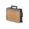 Organizador de peças pequenas Stanley Sortmaster Multilevel Organizer preto transparente 400x420x315 mm