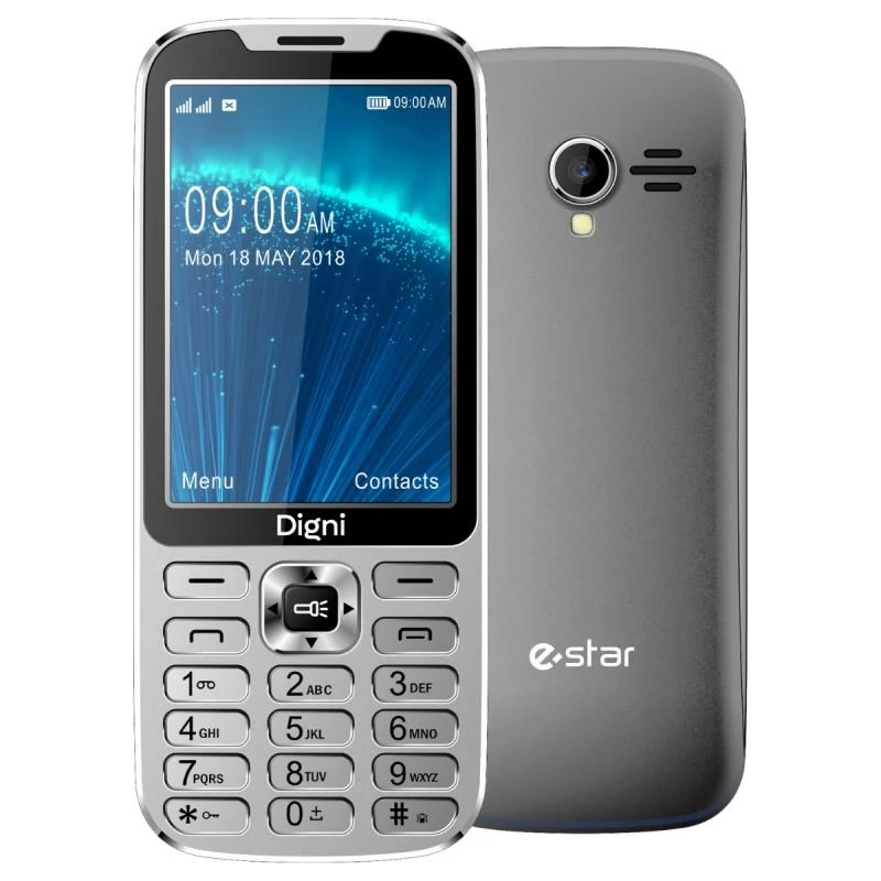 Telefone eSTAR Digni CALL 4G Dual SIM prateado