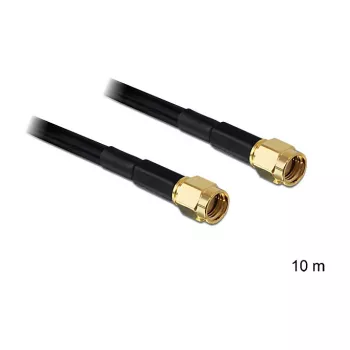 Cabo coaxial DeLOCK RP-SMA - RP-SMA 10m