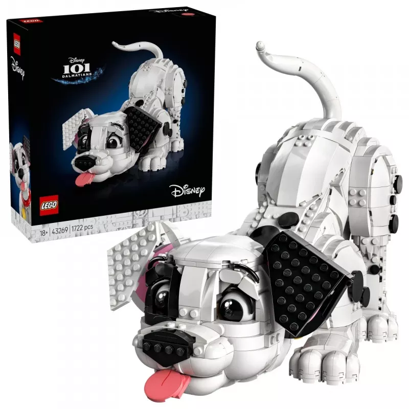 LEGO Disney 43269 101 Dálmatas cachorro colecionável conjunto de construção — 1722 peças, 220 mm de altura, para 18+