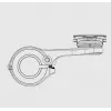 Suporte de guiador de bicicleta Quad Lock, preto