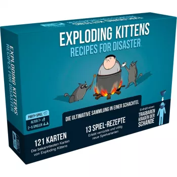 Exploding Kittens - Recipes for Disaster, jogo de cartas