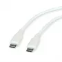 ROLINE Cabo USB 2.0 C-C ST/ST silicone 60W 1 m branco - Cabo - Digital/Dados (11.02.9126)