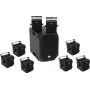 Conjunto de áudio Omnitronic BOB-10A com 8x BOB-4 (modelo 20000534)