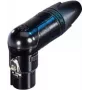 Conector fêmea XLR NEUTRIK, angular, número de polos: 4 preto NC4FRX-B 1 unid. (NC4FRX-B)