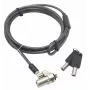 Cabo de segurança DICOTA D31540 preto 2 m