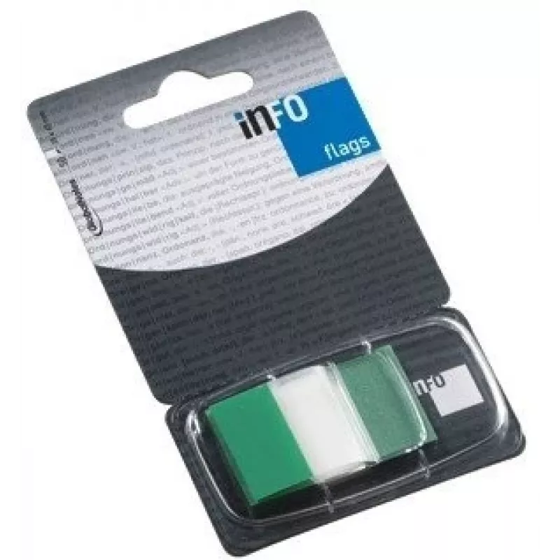 Índice de notas adesivas não especificado Global Notes 0718-204 25×43 mm verde