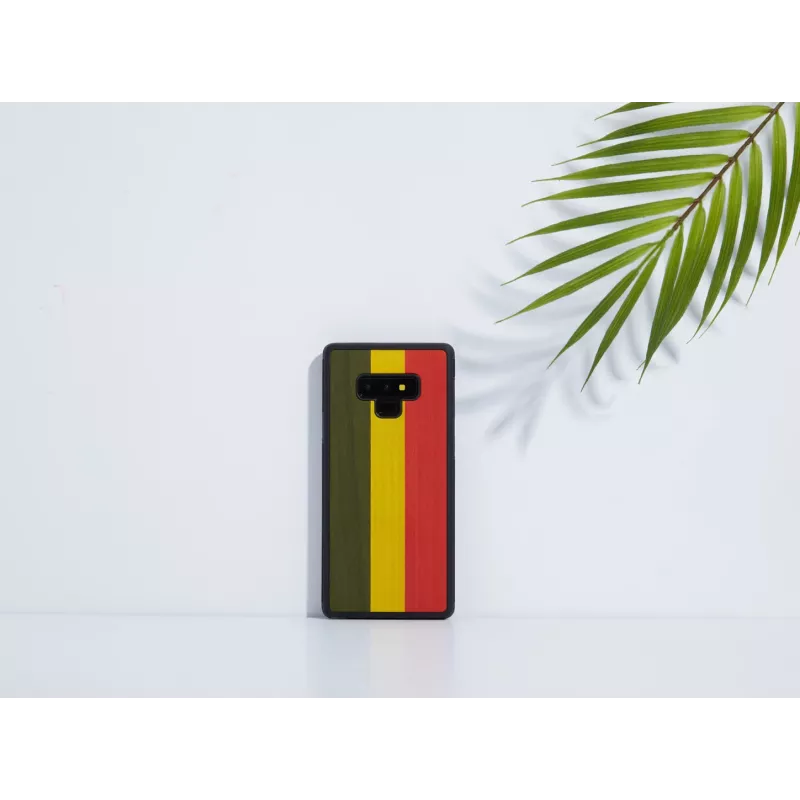 Capa para smartphone Man and Wood para Samsung Galaxy Note 9 — Reggae preto capa protetora