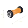 Rolo de reabilitação MDH DRQM3P4LKXXXP, TPE, preto, 7 cm de diâmetro, 17 cm de comprimento