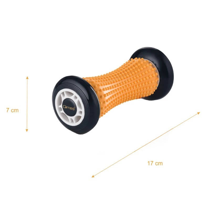 Rolo de reabilitação MDH DRQM3P4LKXXXP, TPE, preto, 7 cm de diâmetro, 17 cm de comprimento