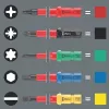 Wera 05006605001 conjunto de chaves de fenda dinamométricas Kraftform Kompakt VDE 15