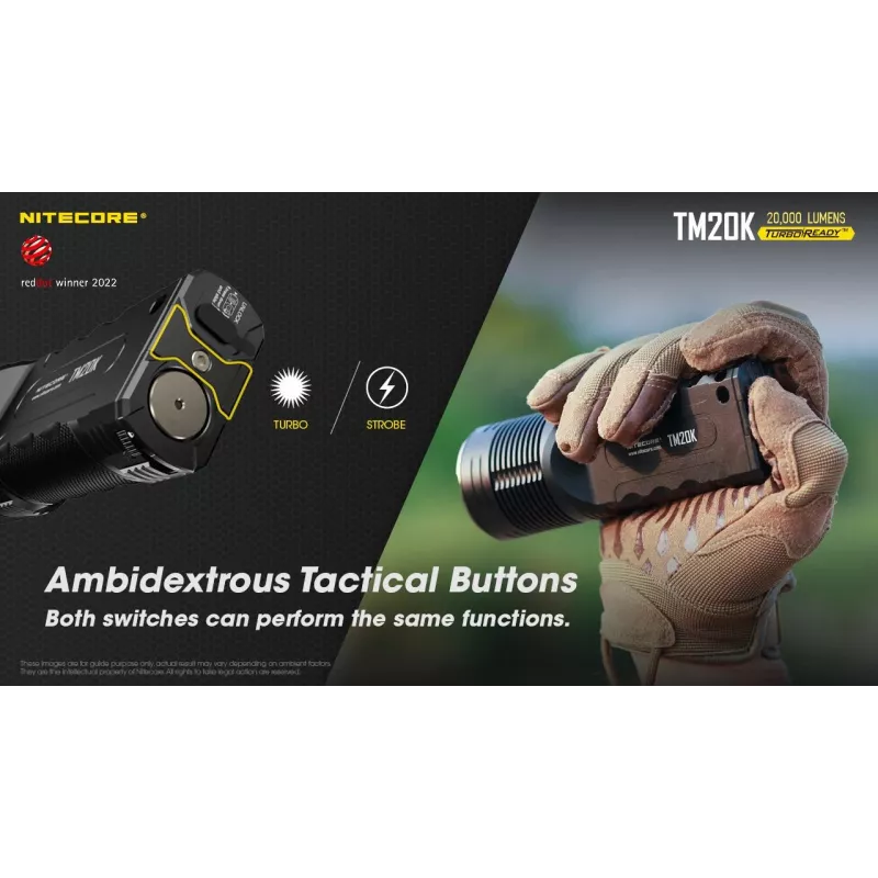 Lanterna Tiny Monster SERIES/20000 lúmen TM20K Nitecore