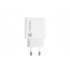 Carregador rápido de rede NATEC RIBERA 12V 20W USB-C PD 3.0 + USB-A Samsung AFC branco