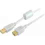 shiverpeaks BS77120-WF Cabo USB 1 m USB 2.0 USB A branco (BS77120-WF)