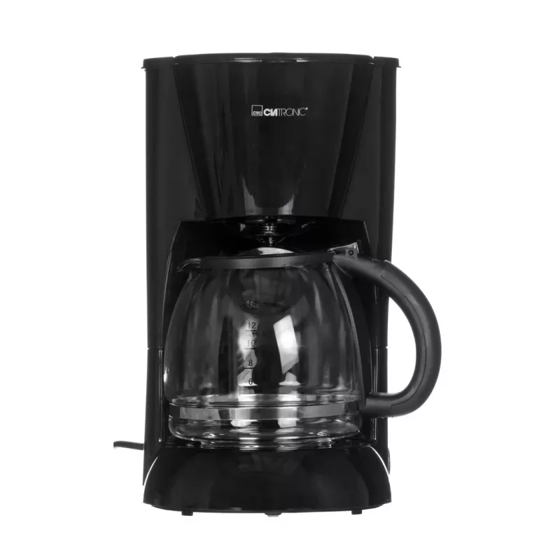 Máquina de café de filtro CLATRONIC KA 3473, depósito de água de 1,5 l, capacidade para 14 chávenas, preto