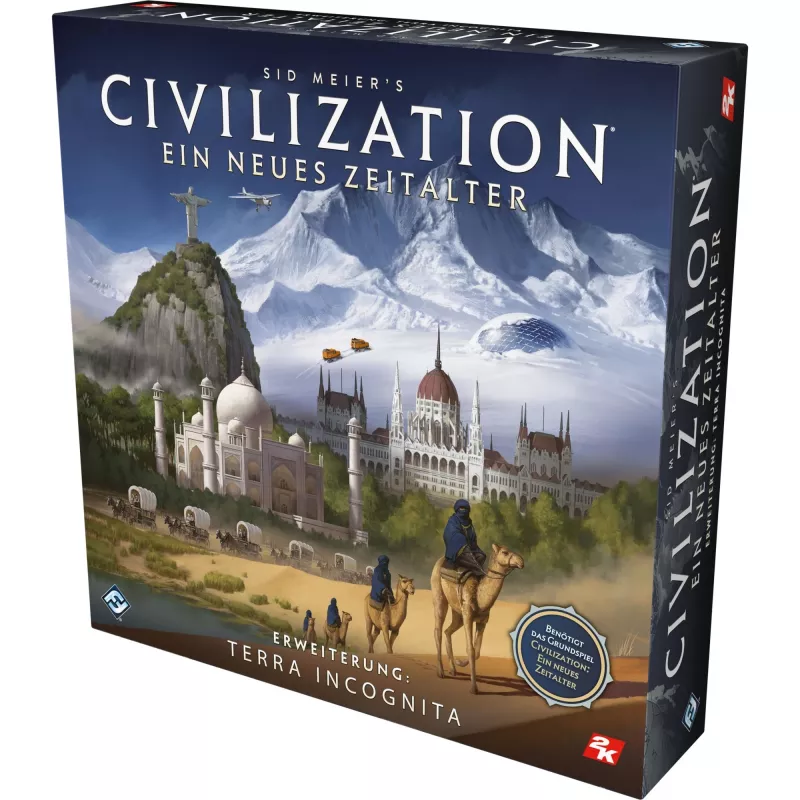 Civilização: Uma Nova Era – Terra Incognita, jogo de tabuleiro