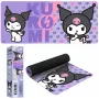 Tapete de rato Kids Euroswan 80x30 cm Hello Kitty Kuromi, tapete grande retangular para gaming/secretária