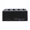 Docking station USB 3.0 Delock para 4 x SATA HDD / SSD com função de clonagem (64063)