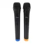 Microfone de karaoke MEDIA-TECH MT395 Accent Pro — com fios, preto, interruptor on/off, alcance máx. 20 m, pack de 2