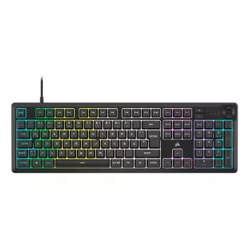 Teclado Gaming Corsair K55 CORE RGB USB QWERTZ alemão preto