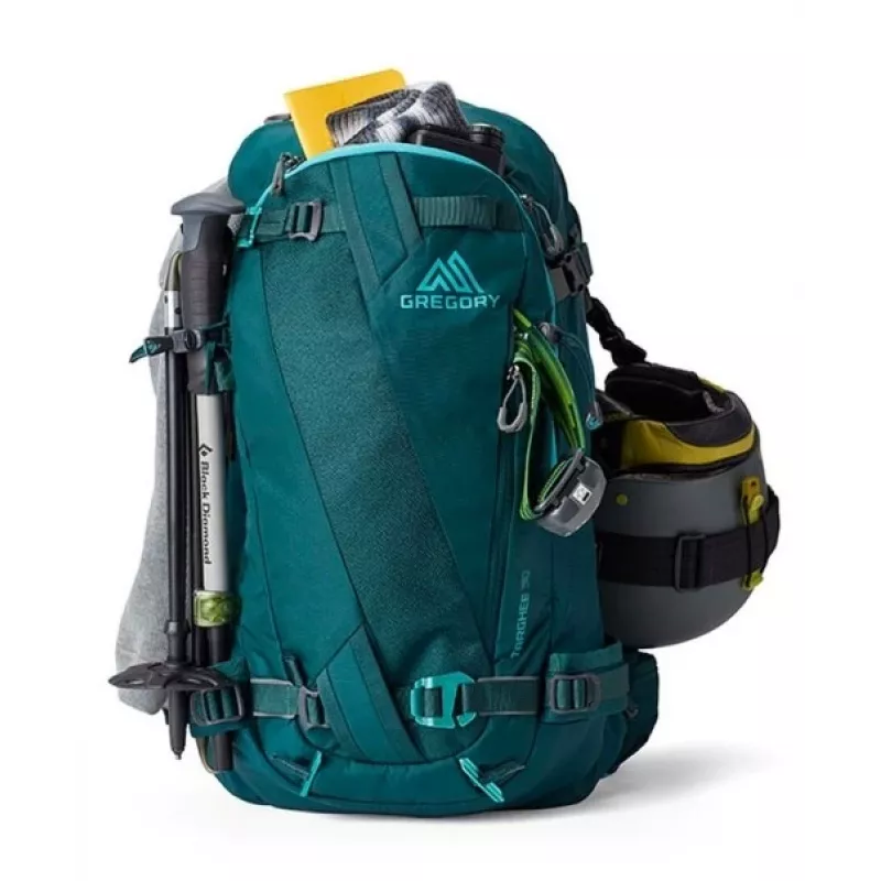 Mochila de caminhada para mulher Gregory Targhee 30 L S/M verde