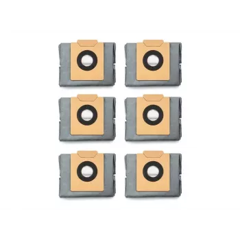 Sacos de pó para aspirador robô Eufy C20 — saco descartável antibacteriano, pack de 6