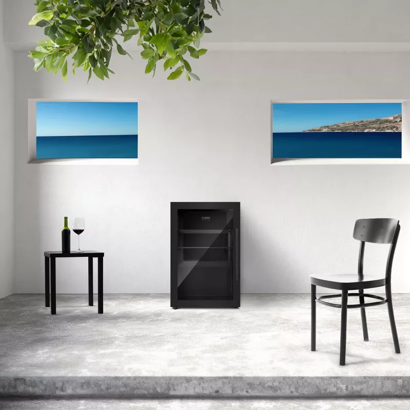 Caso | Barbecue Cooler | S-L | Classe de eficiência energética F | Aparelho de instalação livre | Preto