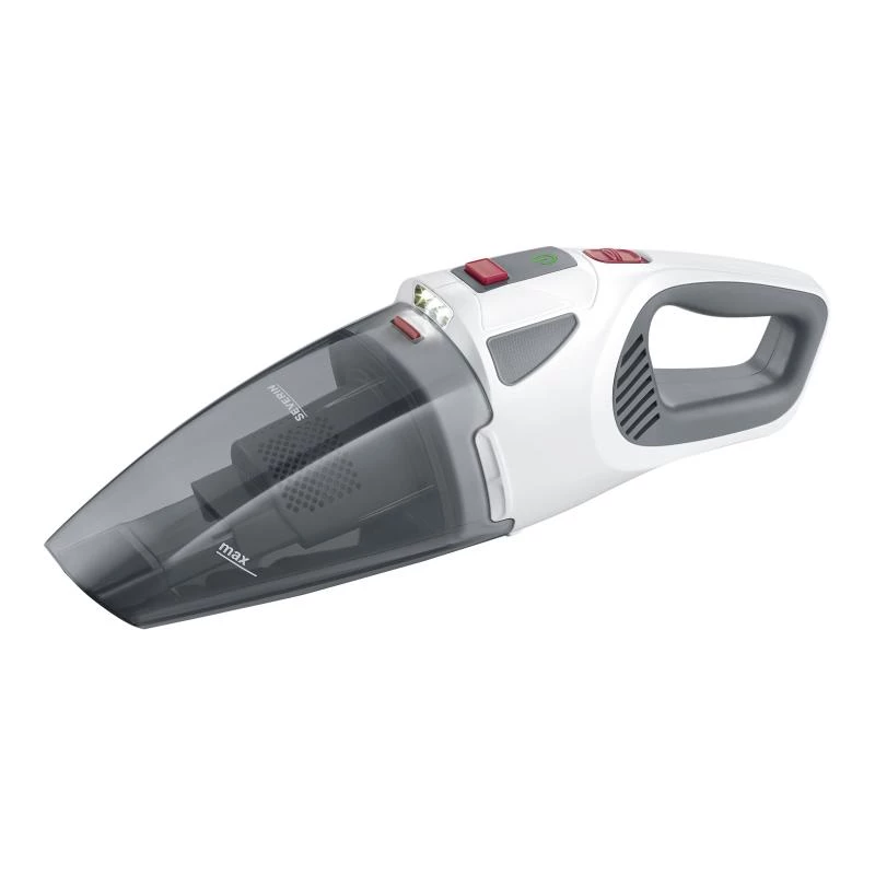 Severin HV 7146 aspirador vertical/vassoura elétrica bateria seco e húmido UltraFine 120 W cinzento, vermelho, branco 2,2 Ah