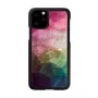 Capa de proteção para smartphone iKins para iPhone 11 Pro com design de flores aquáticas, preta
