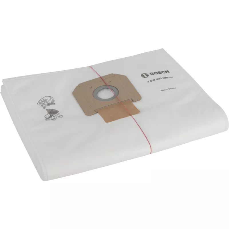 Bosch 2607432038 sacos filtrantes de tecido não tecido para GAS 55 M, 5 un.