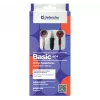 Auscultadores Defender BASIC 604 preto-vermelho