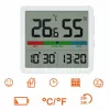 Manta MTO001W termómetro higrómetro com relógio, branco