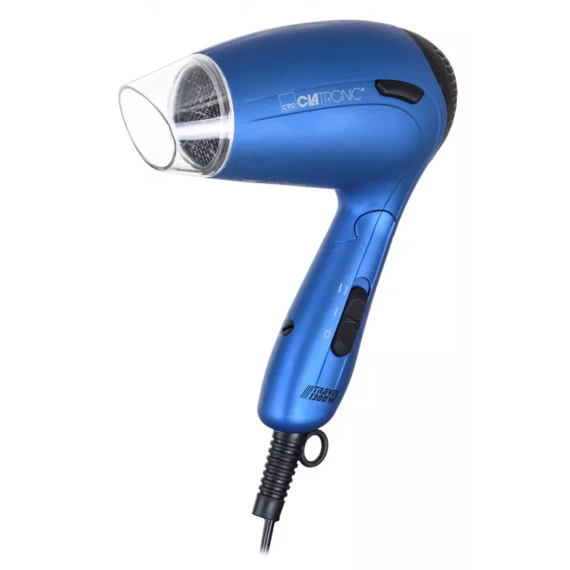 Secador de cabelo de viagem Clatronic HTD 3429 1300 W, azul